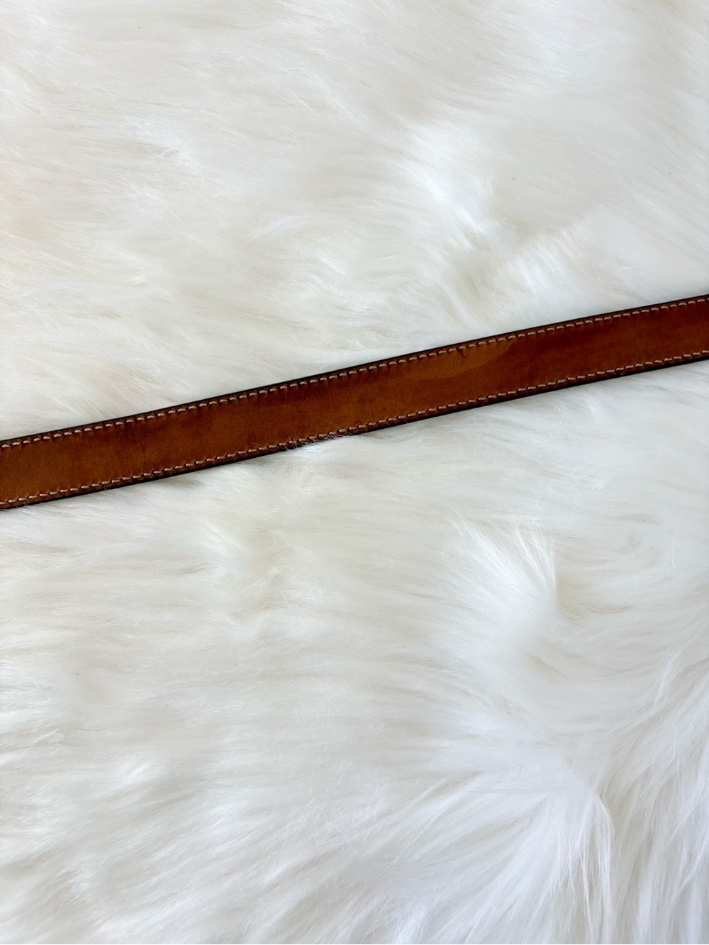 Gucci Black Leather Interlocking Crystal GG Skinny Belt - Picture 14 of 14